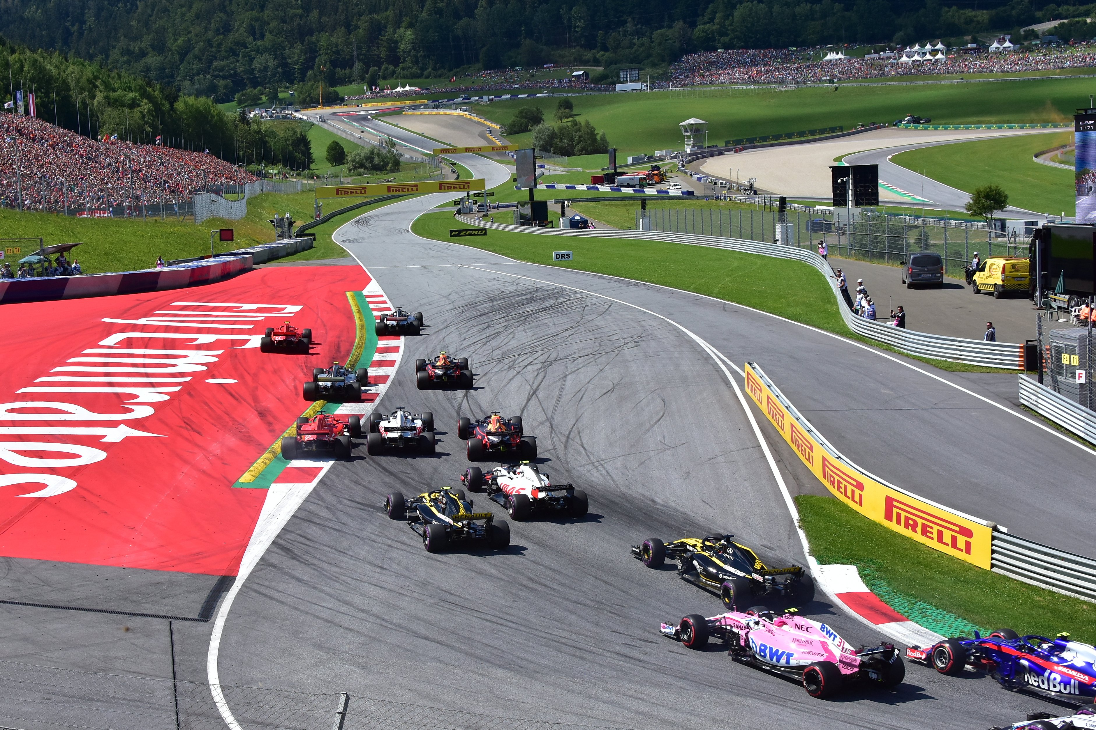 The Red Bull Ring circuit in Spielberg, Austria