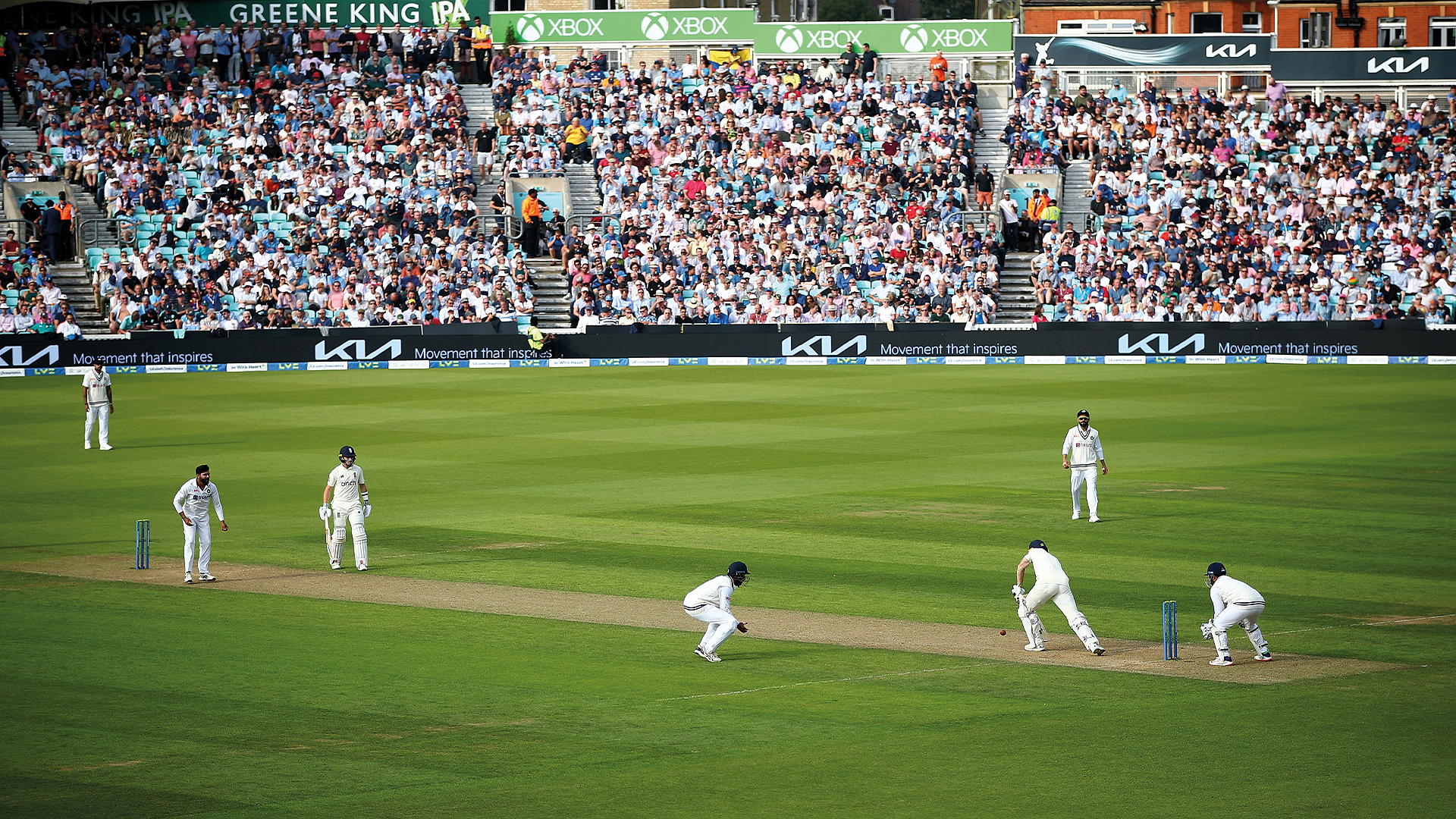England cricket team during a Test match
