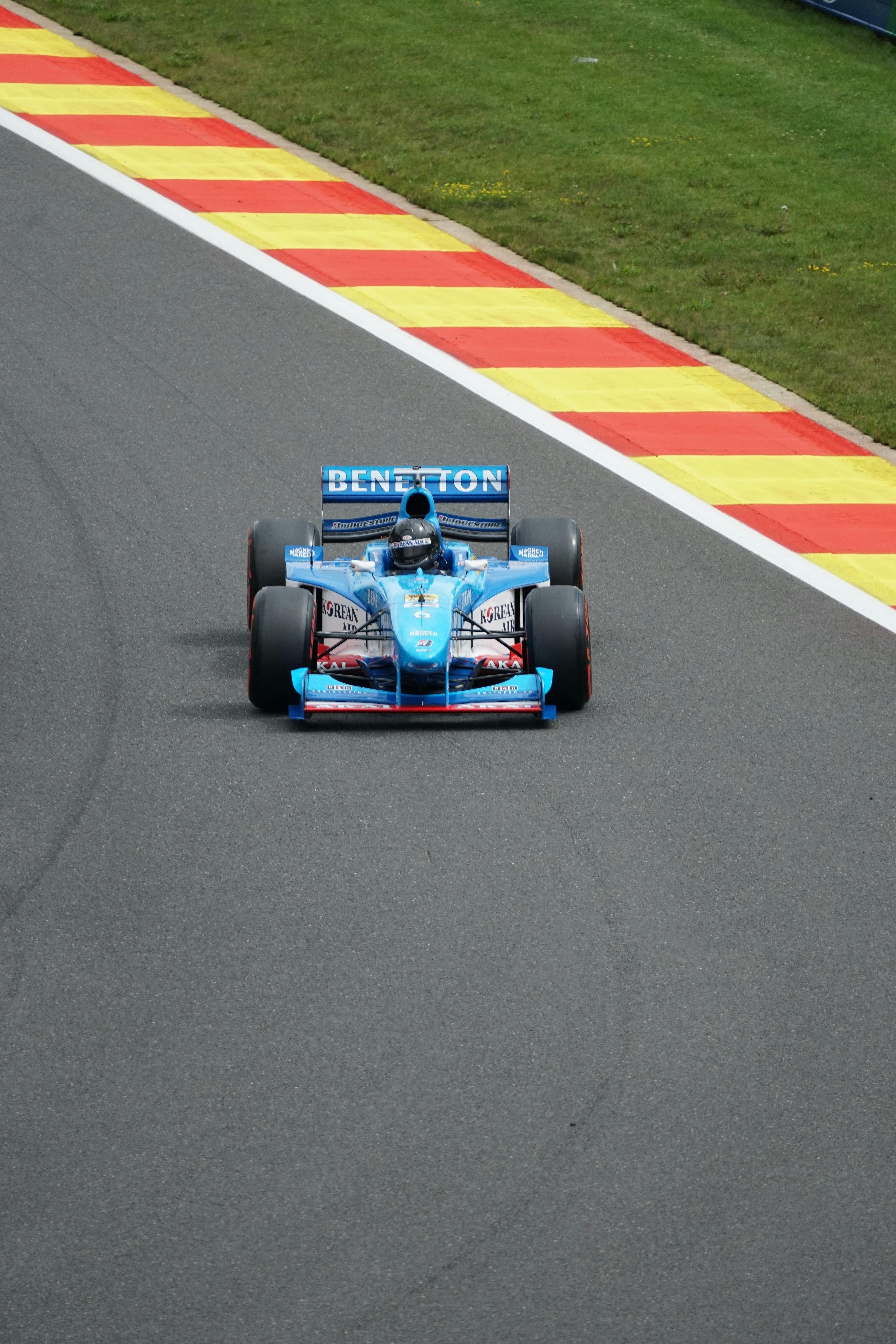 Historic racing car from the early era of Grand Prix motorsport, reminiscent of the first Belgian Grand Prix in 1925