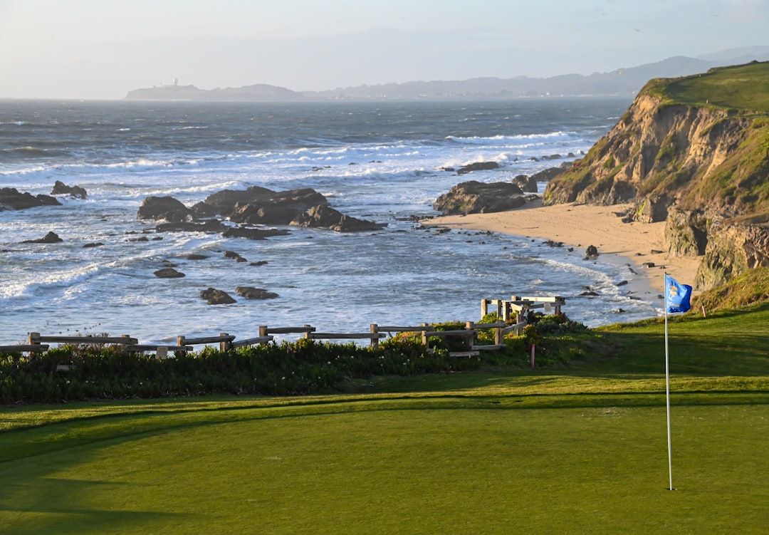Links golf course with ocean views, reminiscent of the English coastal venues of The Open