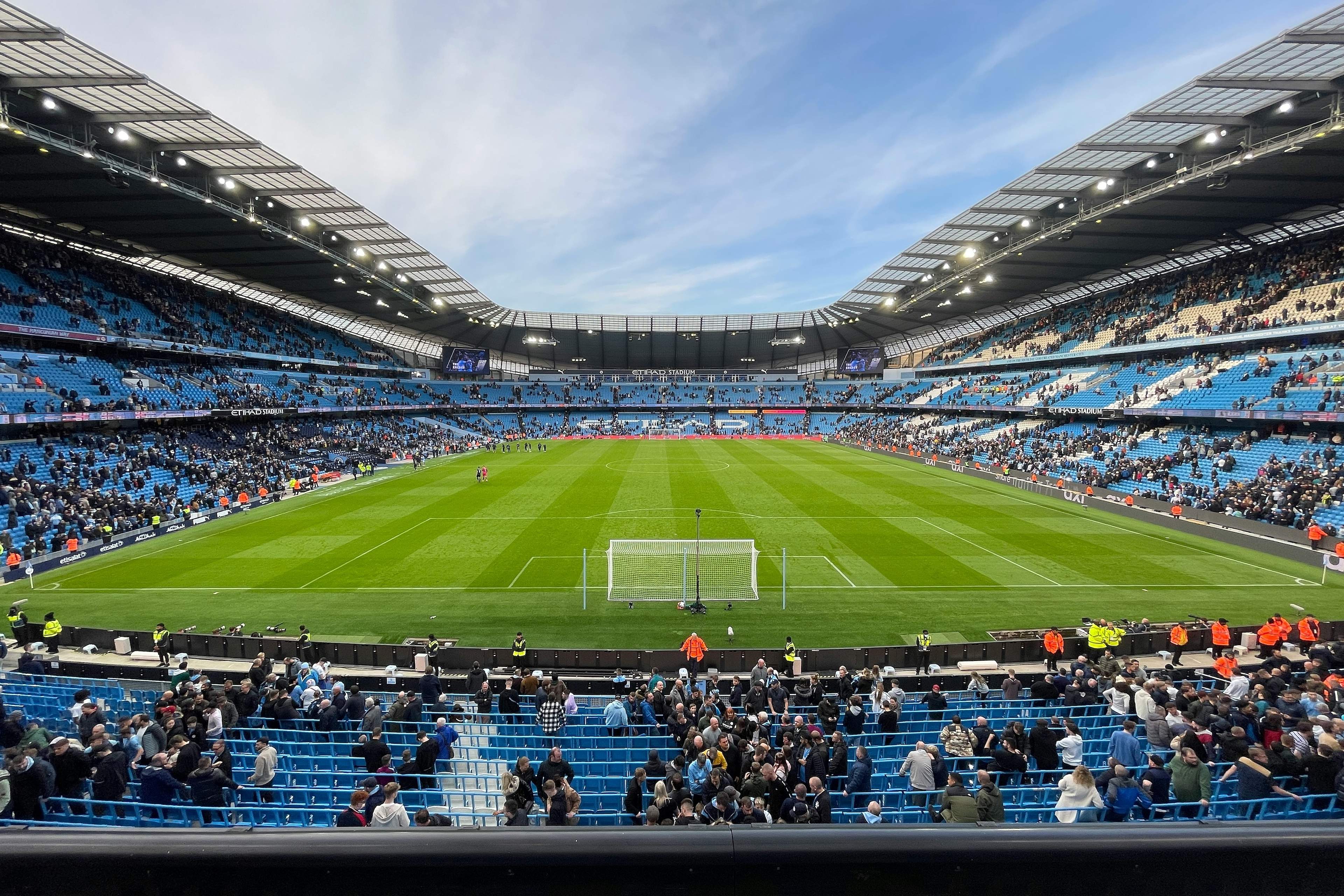 The Etihad Stadium, home of Manchester City