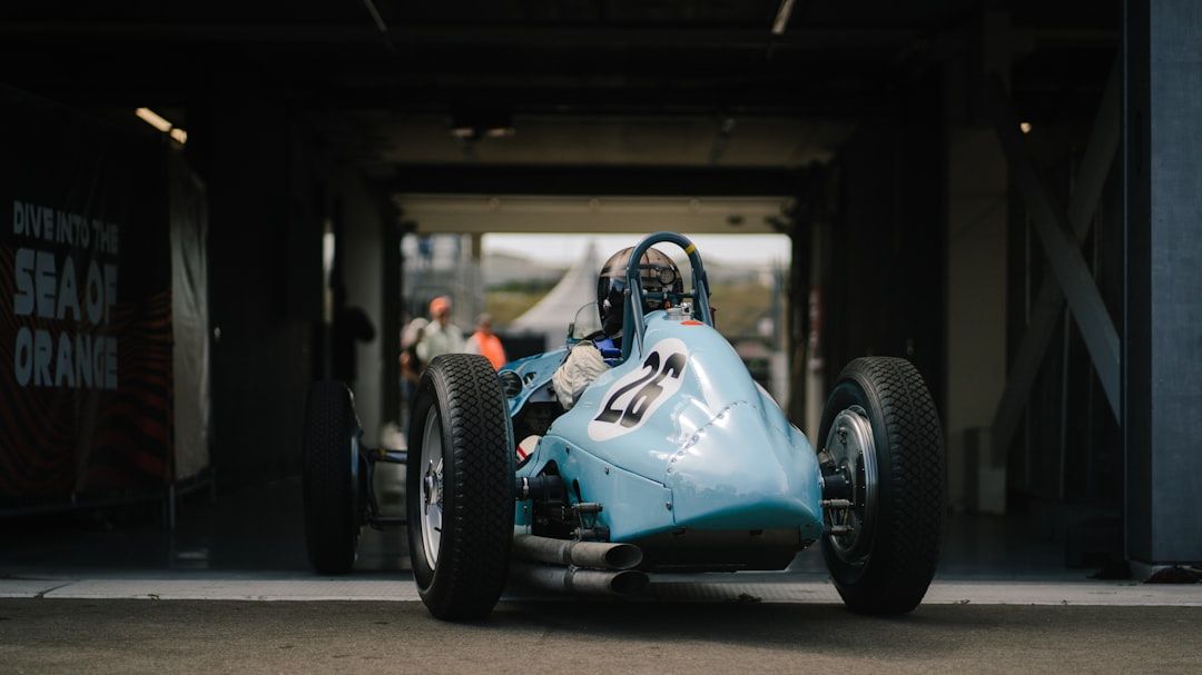 A classic racing car at Zandvoort, reminiscent of the 1950s era when the circuit first hosted the Formula 1 World Championship