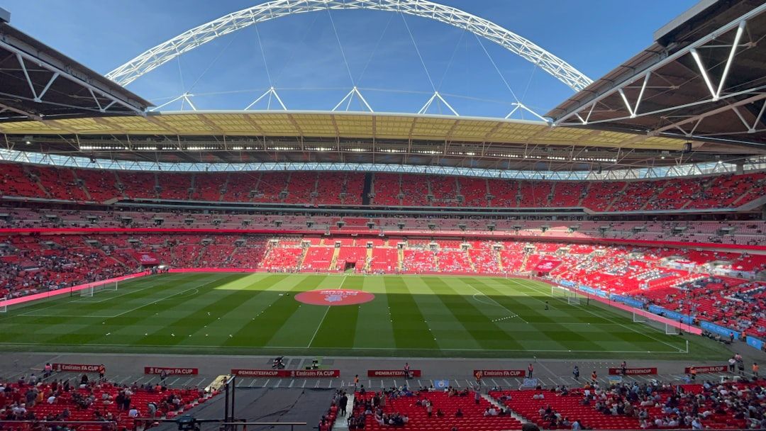 Wembley Stadium during a cup final