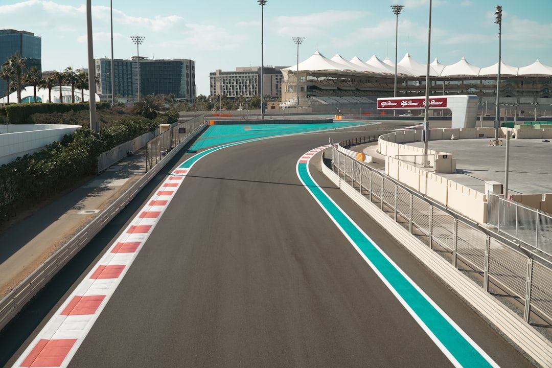 Panoramic view of Yas Marina Circuit during the Abu Dhabi Grand Prix