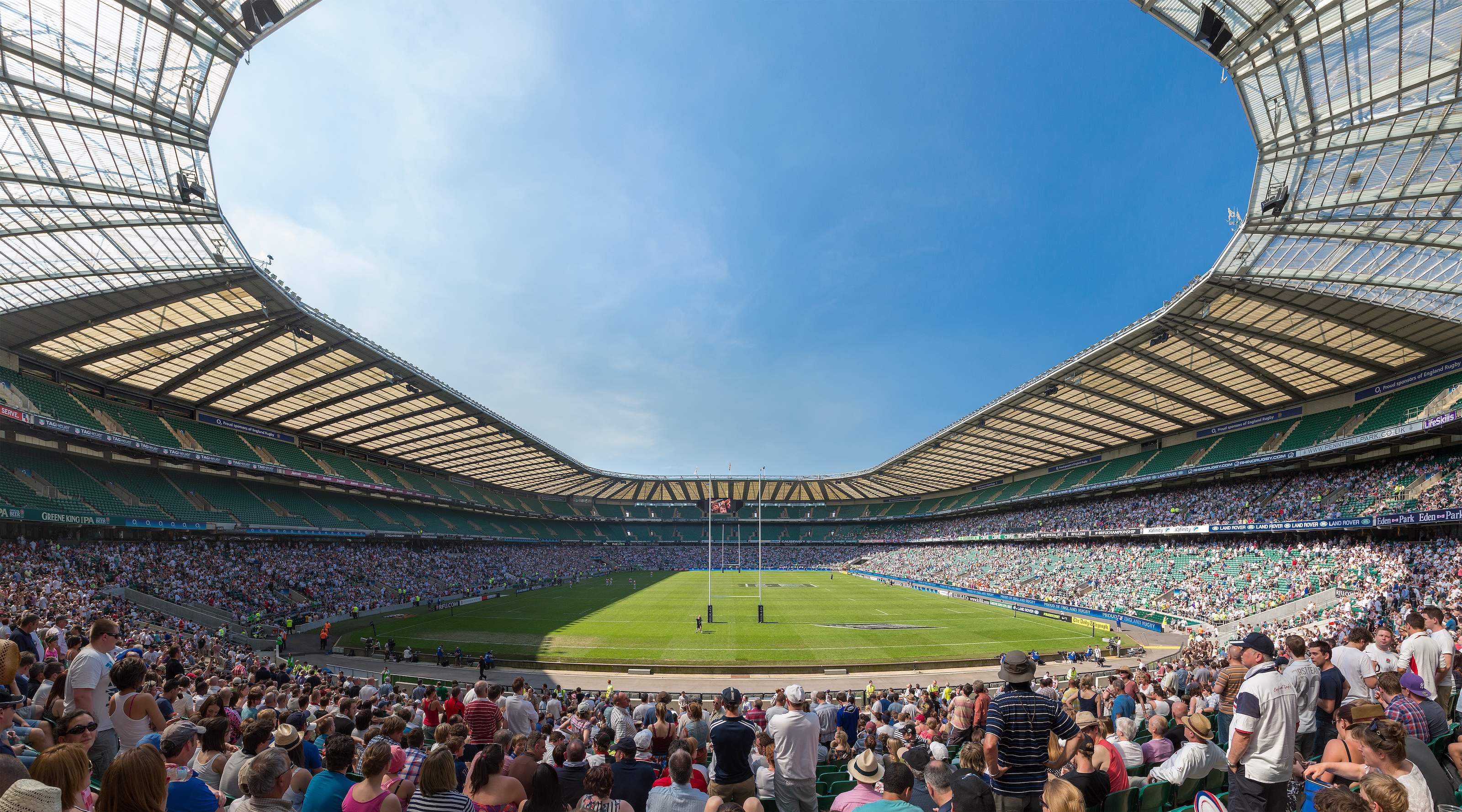 Six Nations rugby match with international teams