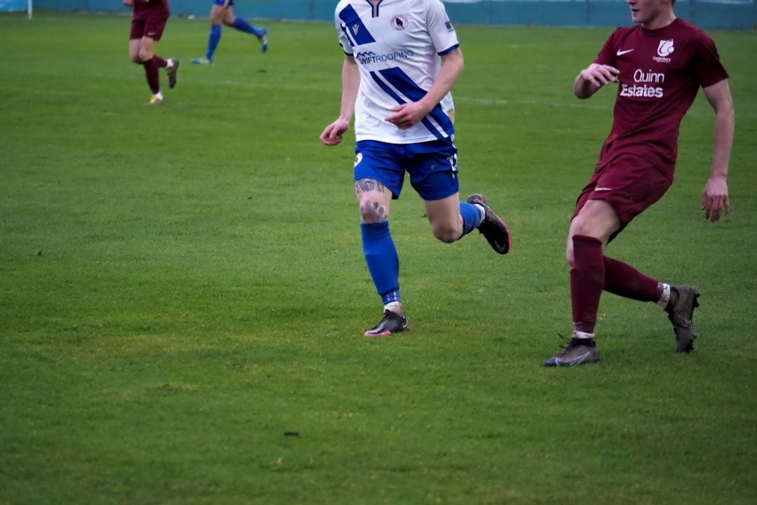 Football match action in the Premier League