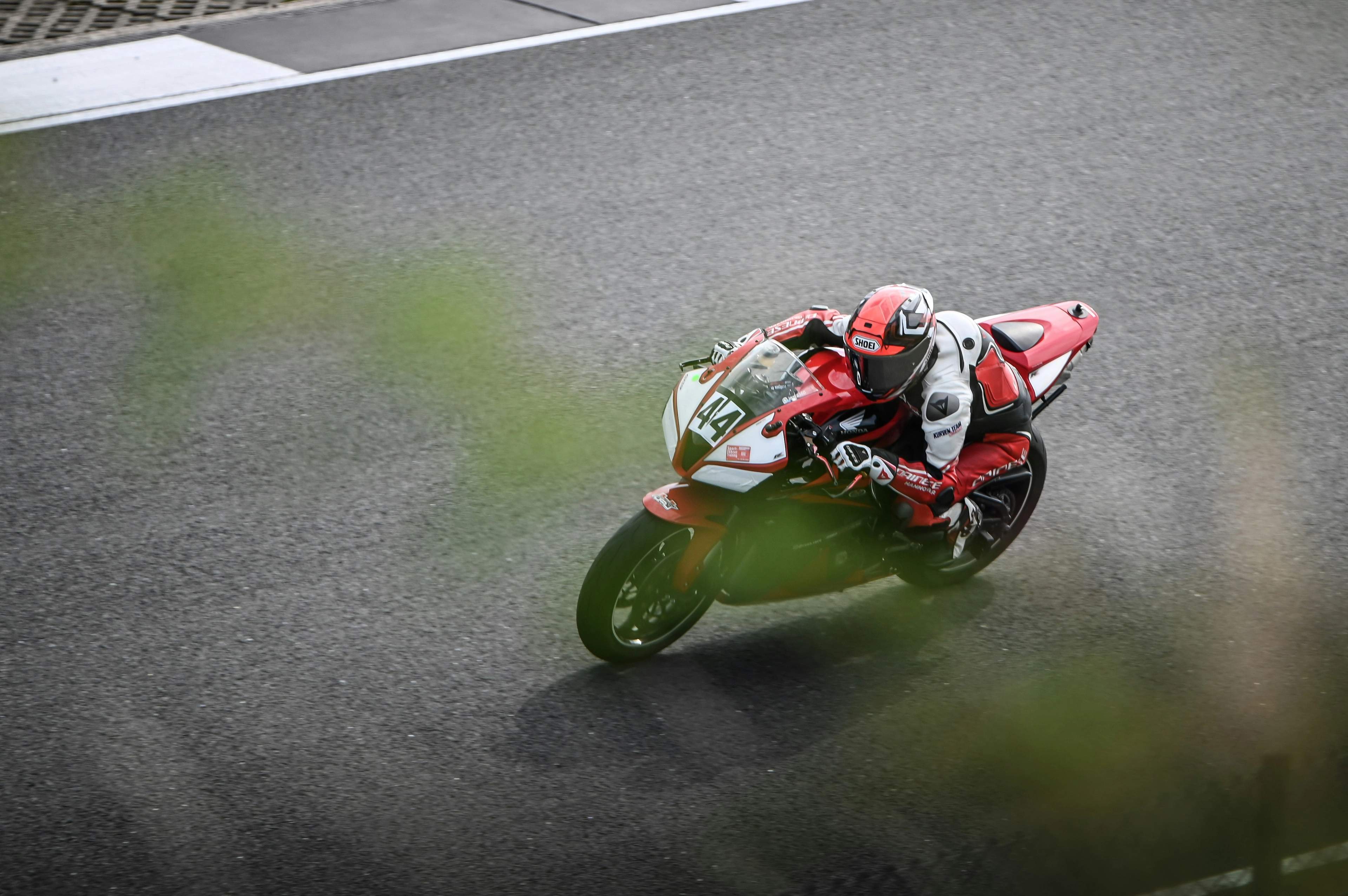 Moto GP bike on track