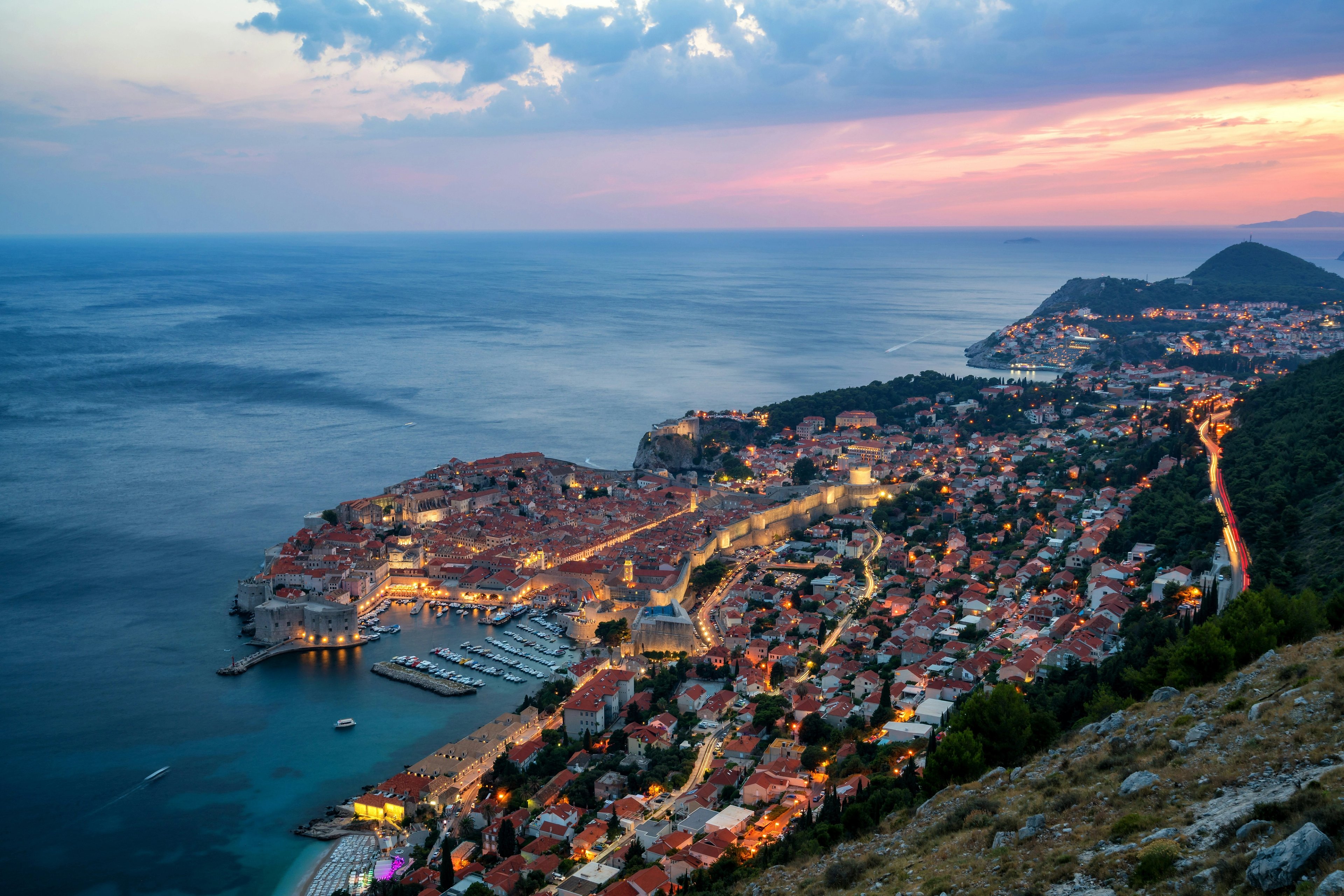 Monaco harbour under a clear Mediterranean sky