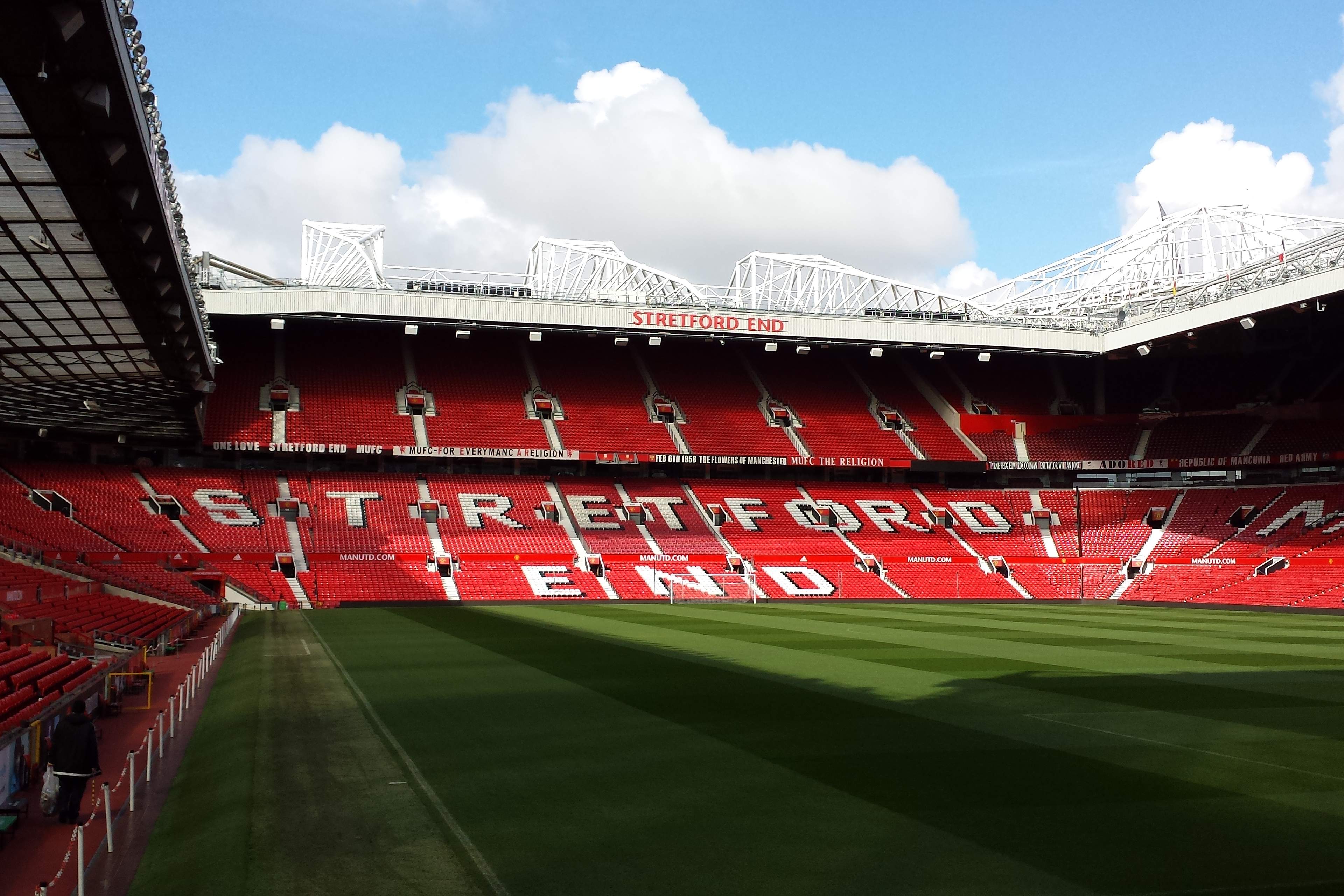 Old Trafford, home of Manchester United