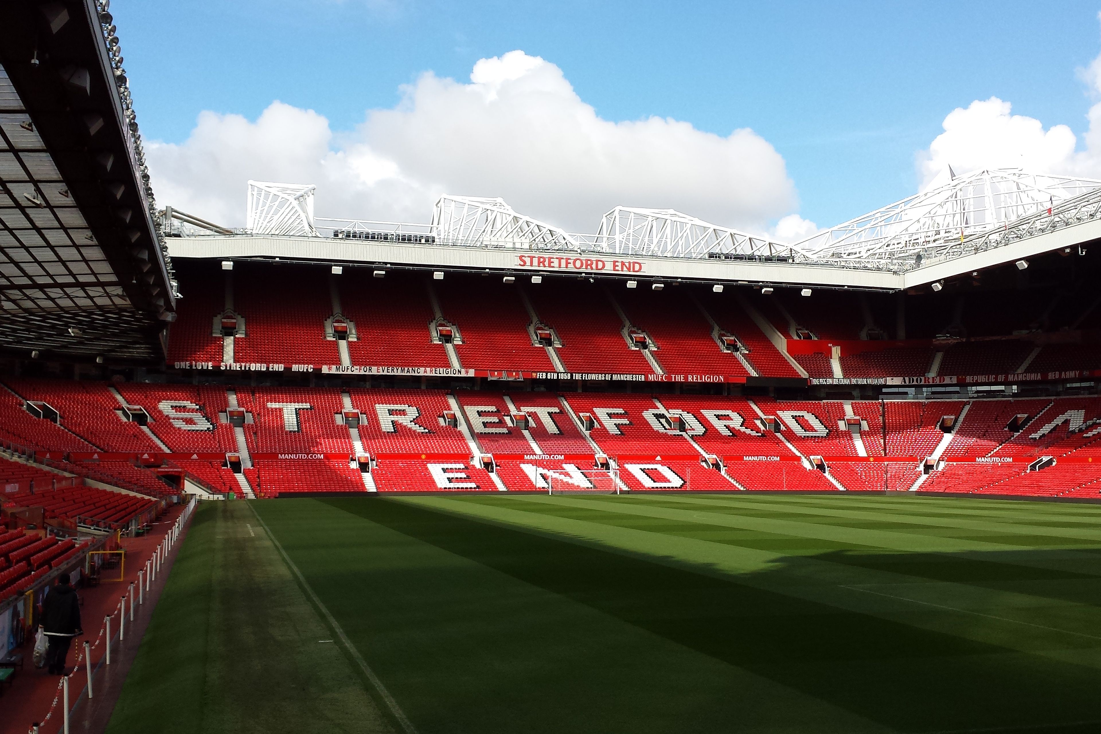 Old Trafford, home of Manchester United
