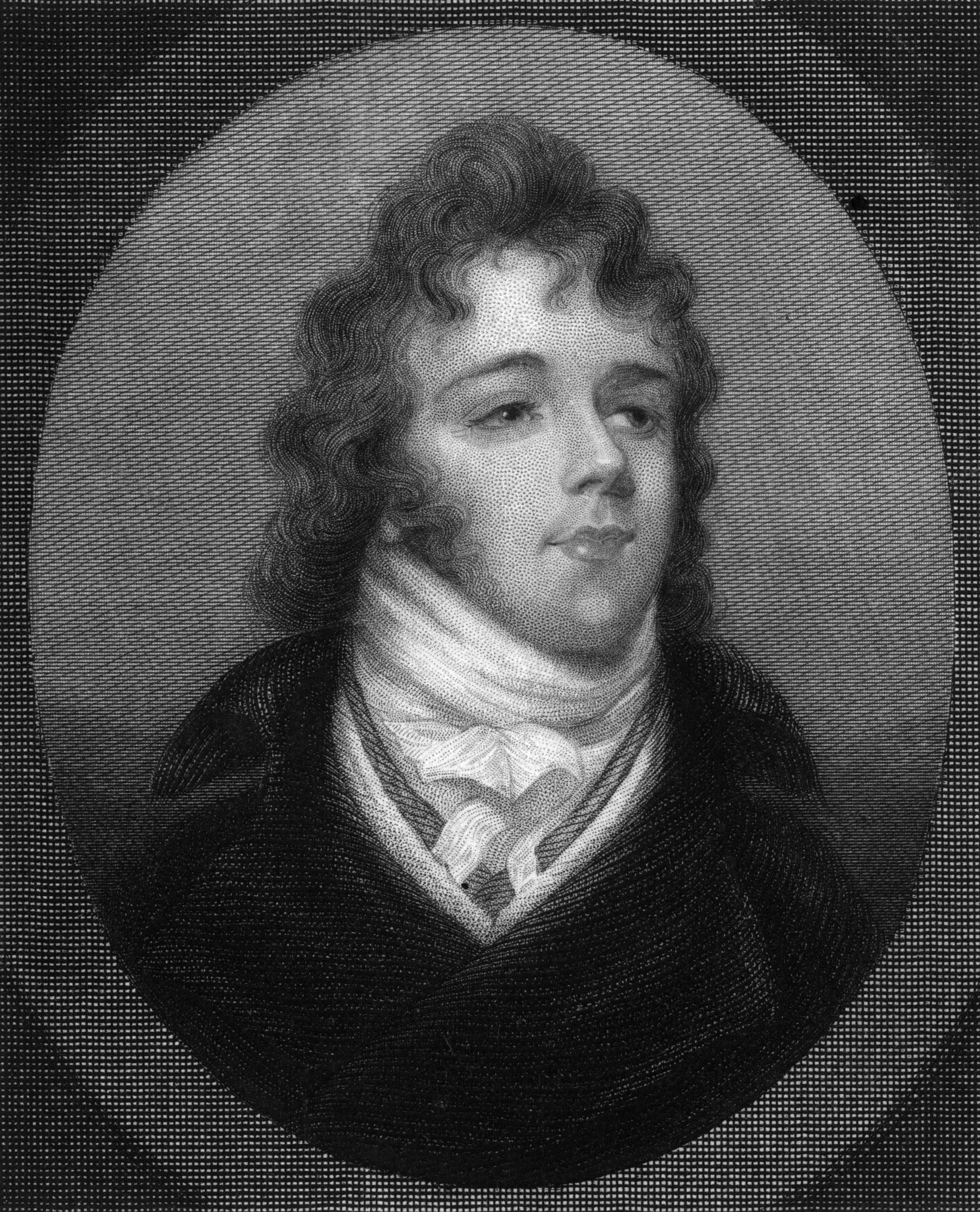 Engraving of Beau Brummell from a contemporary miniature