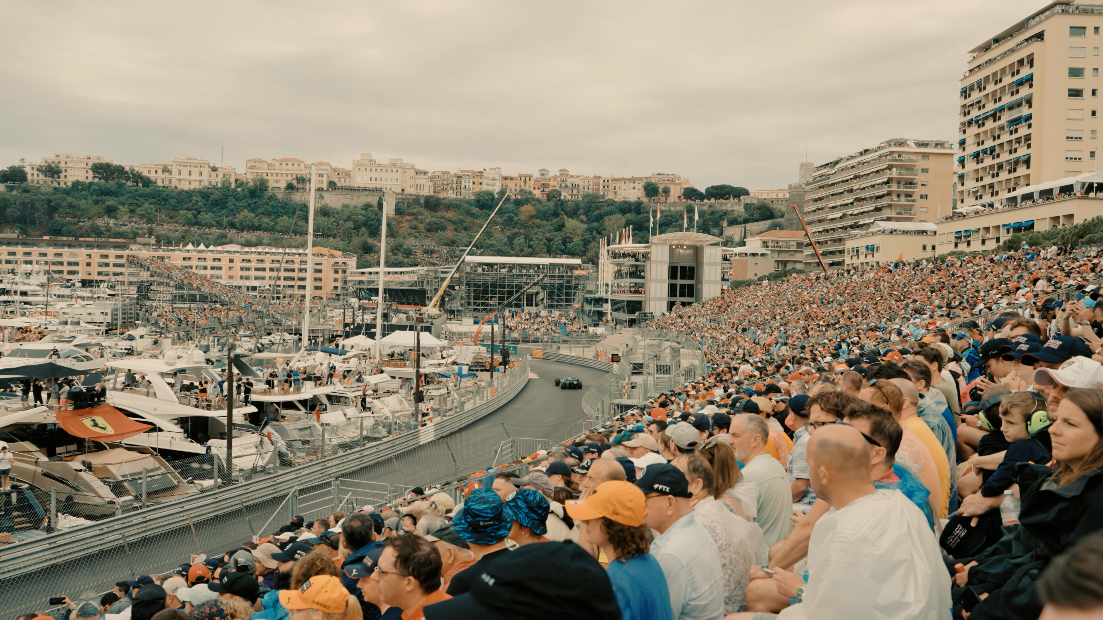 Grandstand seat at the Circuit de Monaco