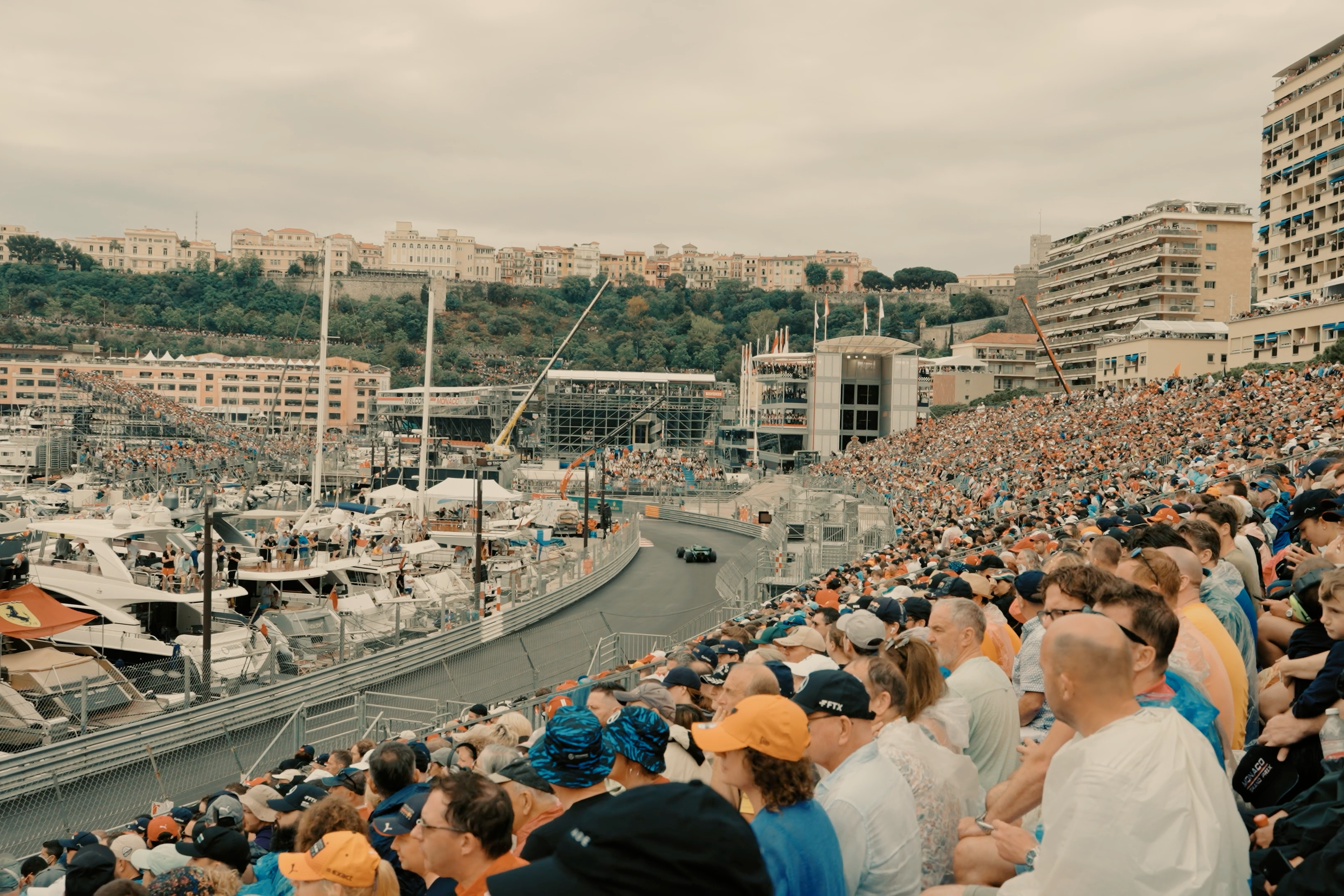 Grandstand seat at the Circuit de Monaco