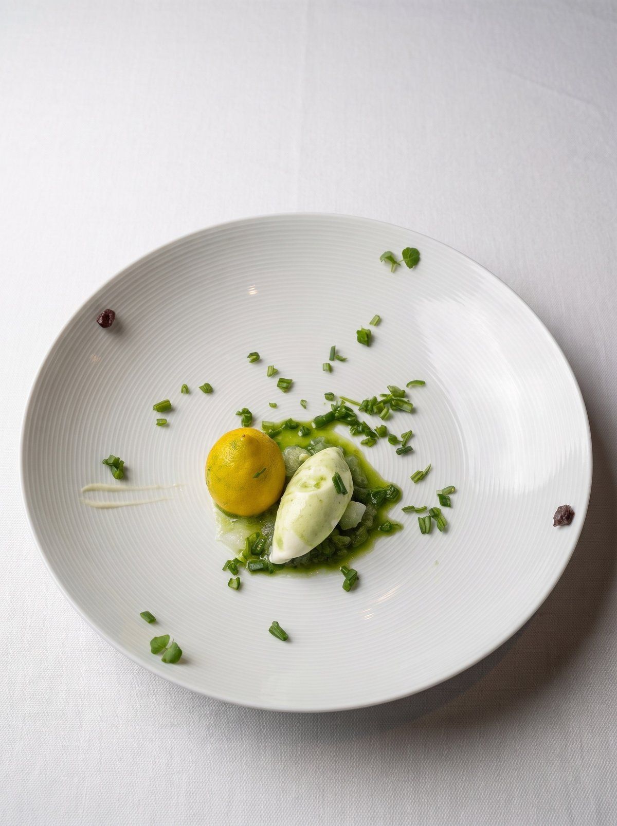 A tasting-menu dish at Martín Berasategui