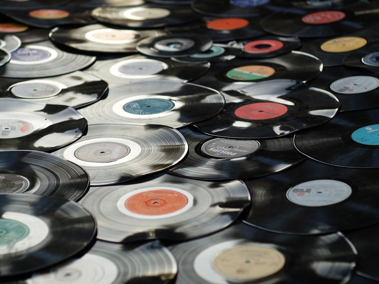 Vintage vinyl record evoking the 1970s rock music era central to Stereophonic