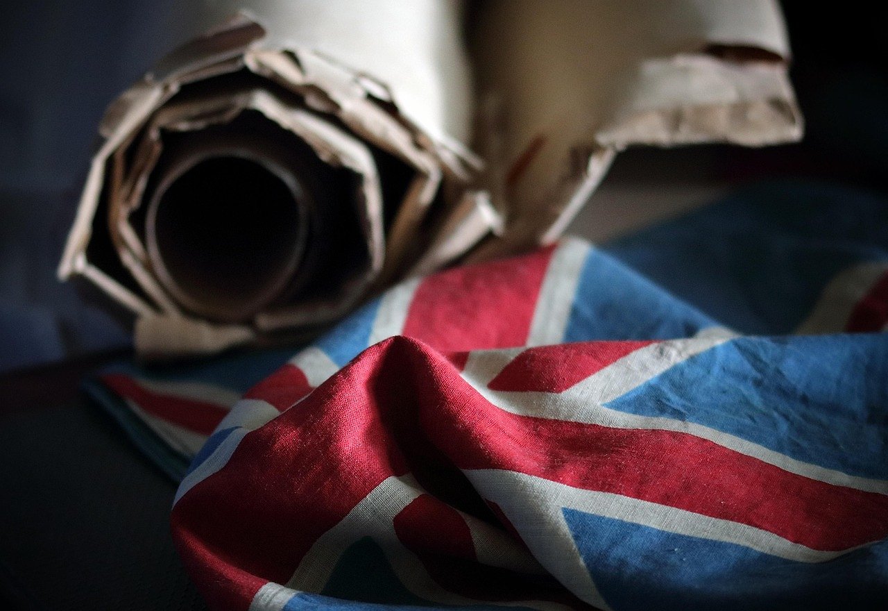 Union Jack flag representing the patriotic celebrations of Proms in the Park