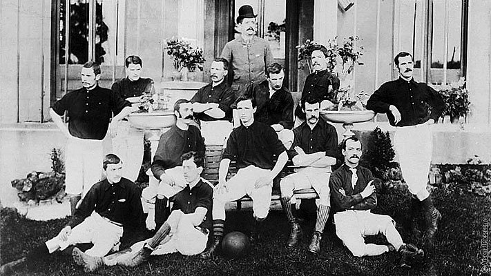 Royal Arsenal squad photo from the 1888–89 season