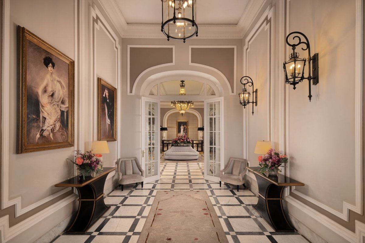 Inside Hotel Maria Cristina