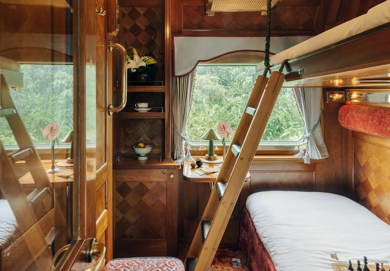 Pullman Cabin interior aboard the Eastern & Oriental Express