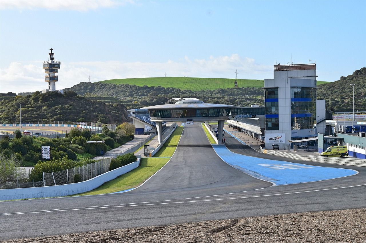 Jerez circuit in southern Spain, home of the Spanish Grand Prix from 1986 to 1990