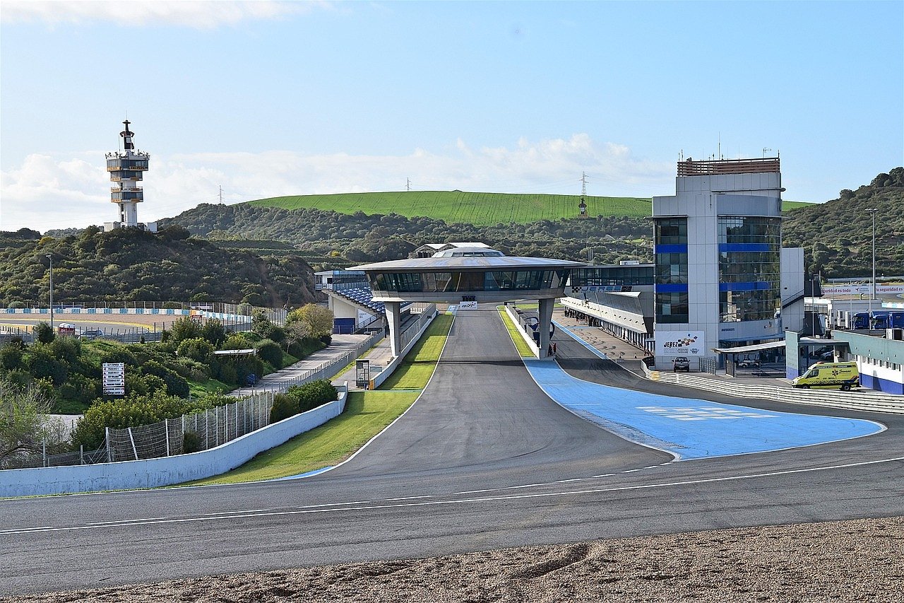 Jerez circuit in southern Spain, home of the Spanish Grand Prix from 1986 to 1990