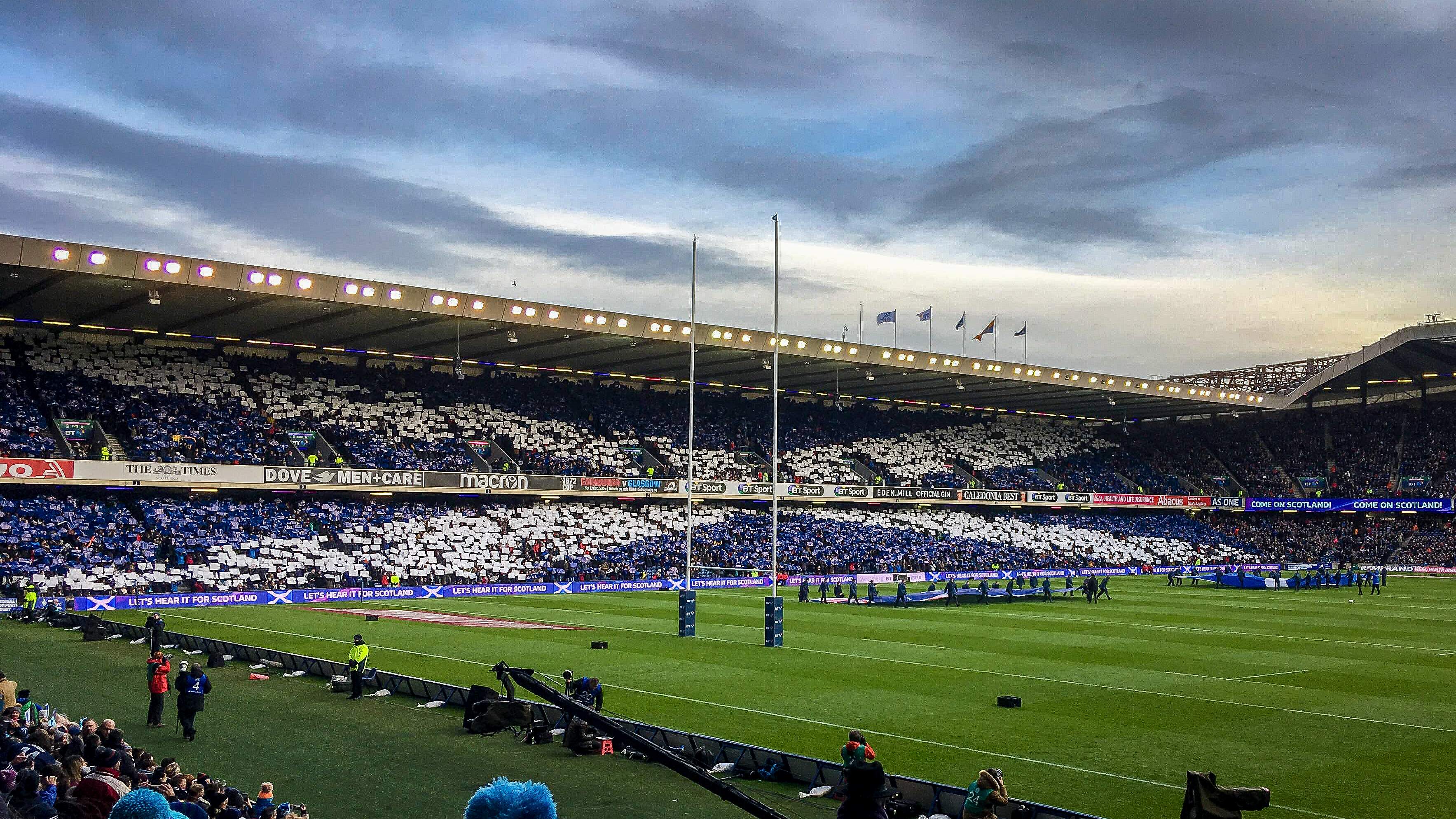 View of Scottish Gas Murrayfield Stadium