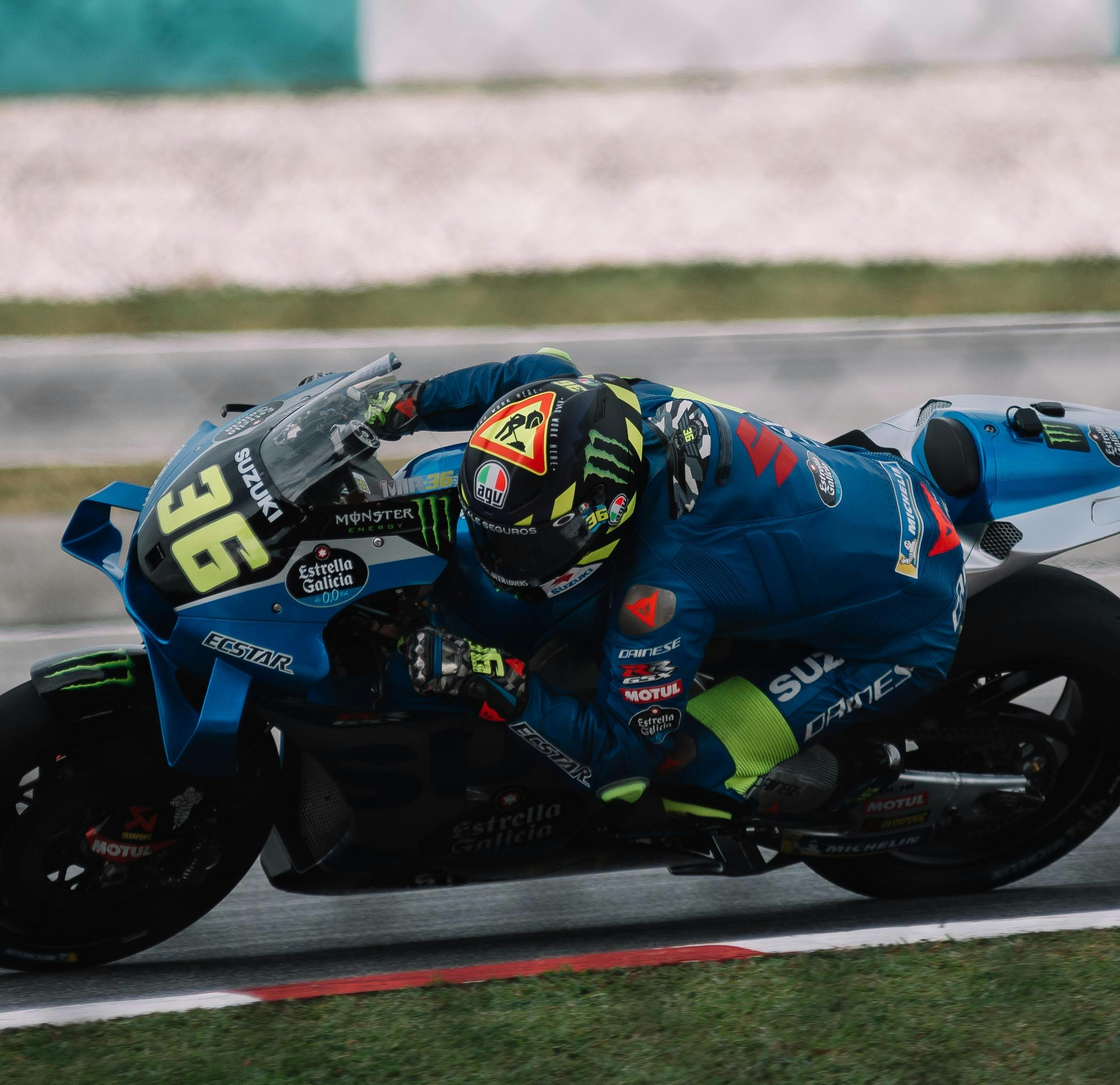Moto Gp bike on track