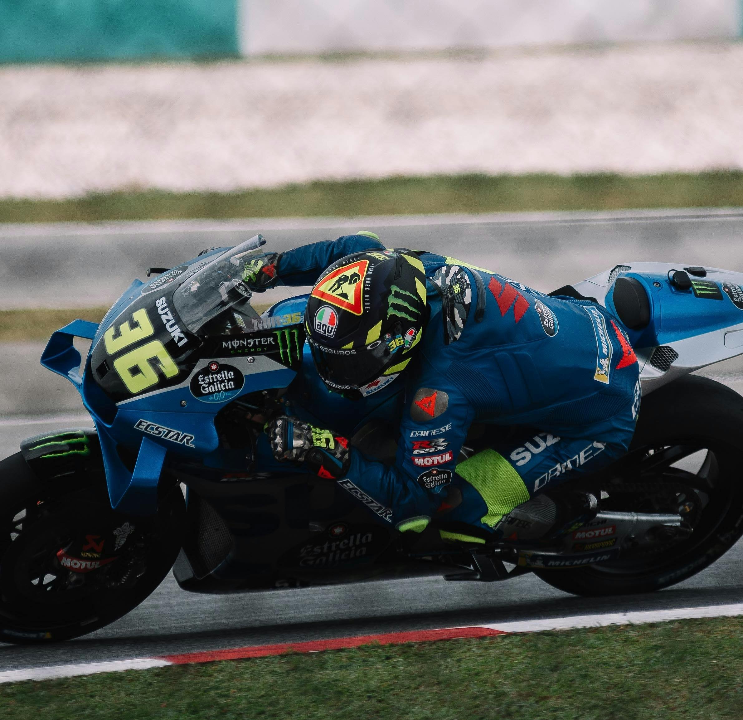 Moto Gp bike on track