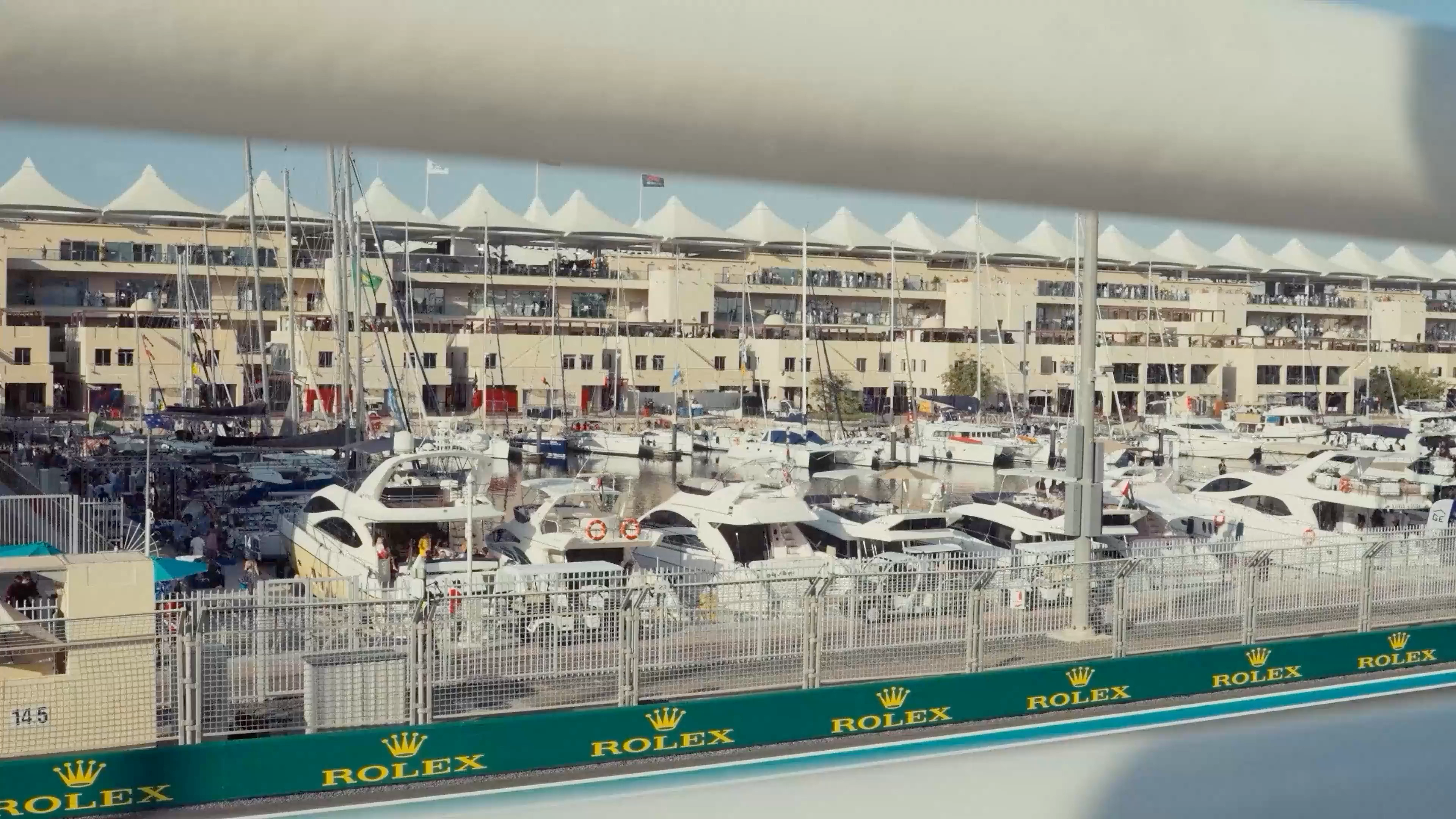 Track view of Yas Marina Circuit during the Abu Dhabi Grand Prix