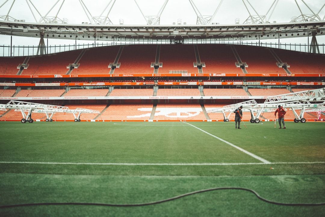 Interior view of Emirates Stadium, home of Arsenal Football Club