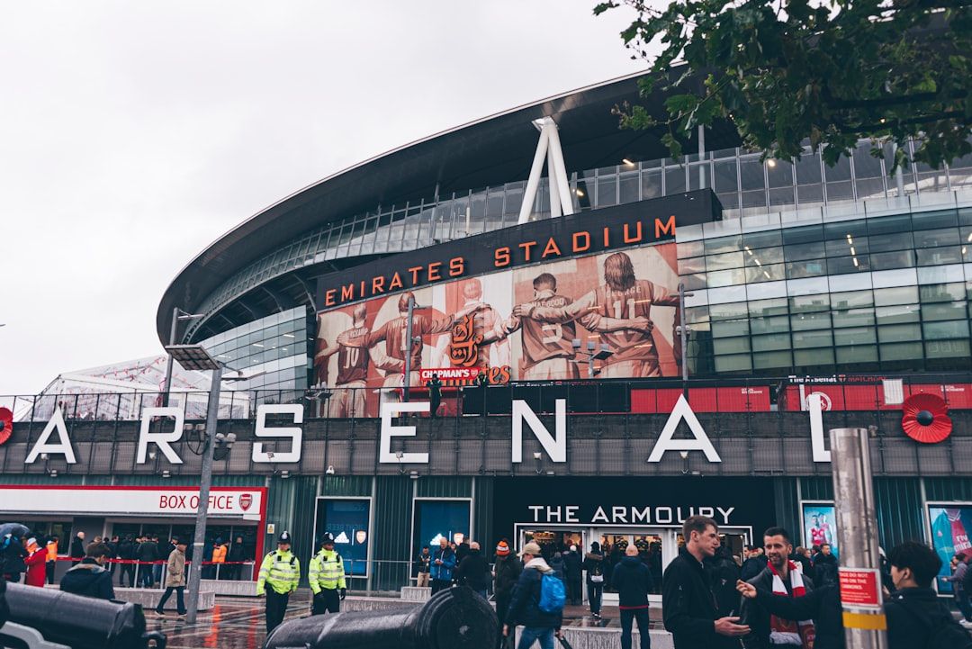 Exterior view of Emirates Stadium, Arsenal's home since 2006