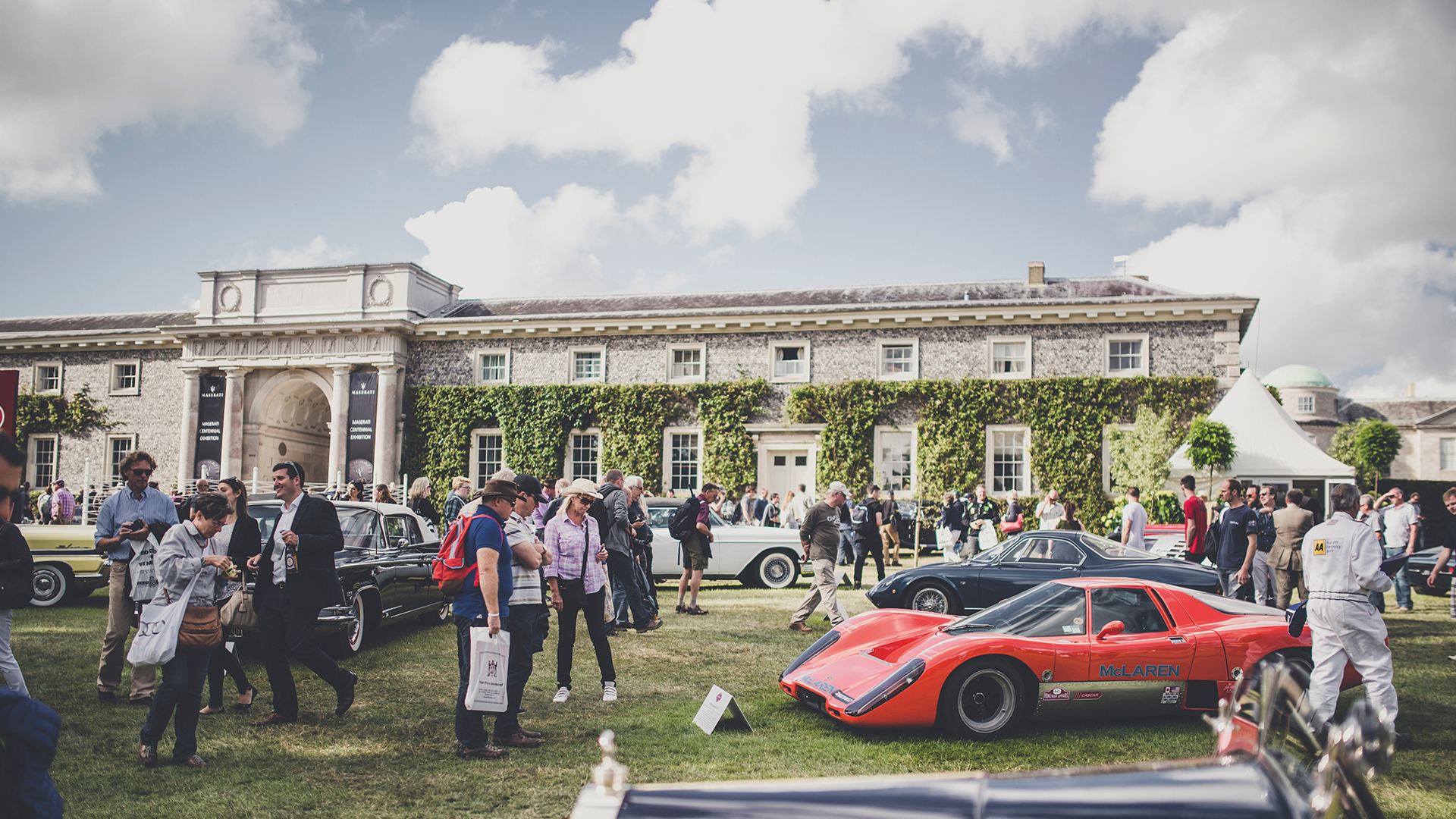 Goodwood House during the Festival of Speed celebrations