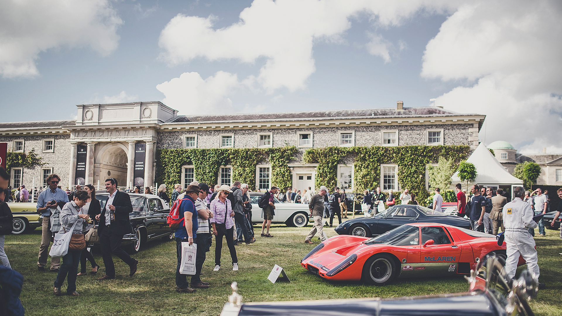 Goodwood House during the Festival of Speed celebrations