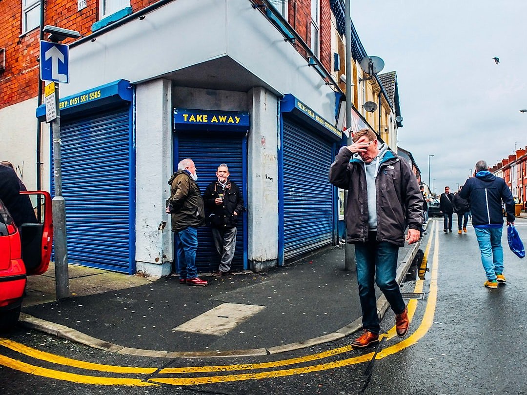 Goodison Park on a matchday