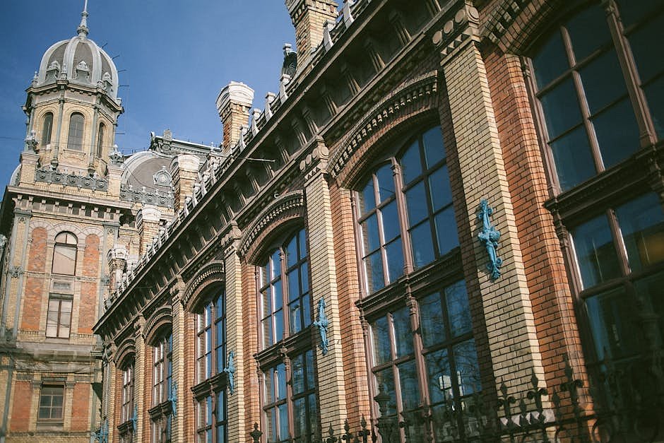 Nyugati railway station in Budapest, a historic stop on the Orient Express route