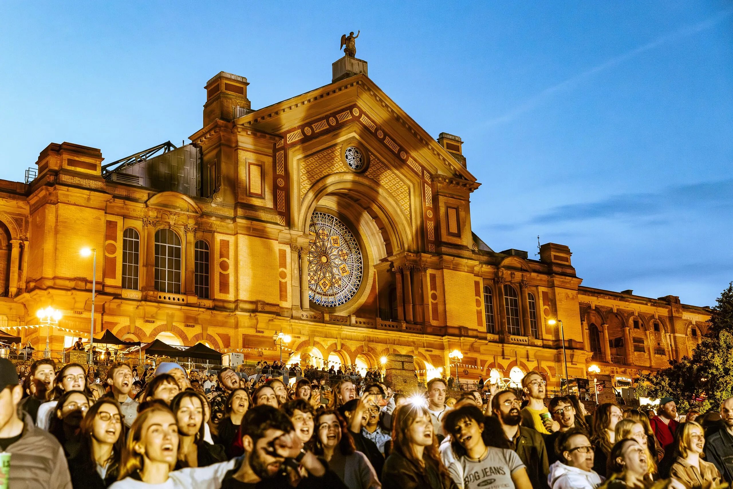 Alexandra Palace exterior, the home of the PDC World Darts Championship since 2008