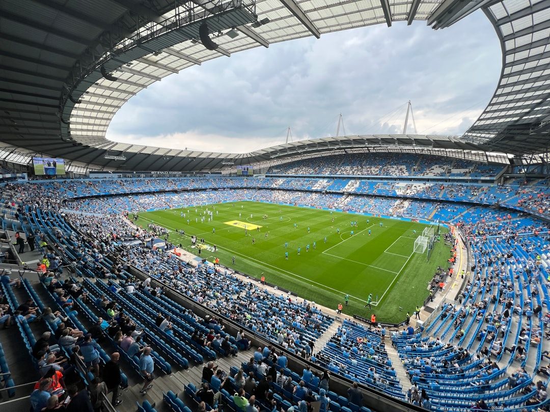 Etihad Stadium pitch view on matchday