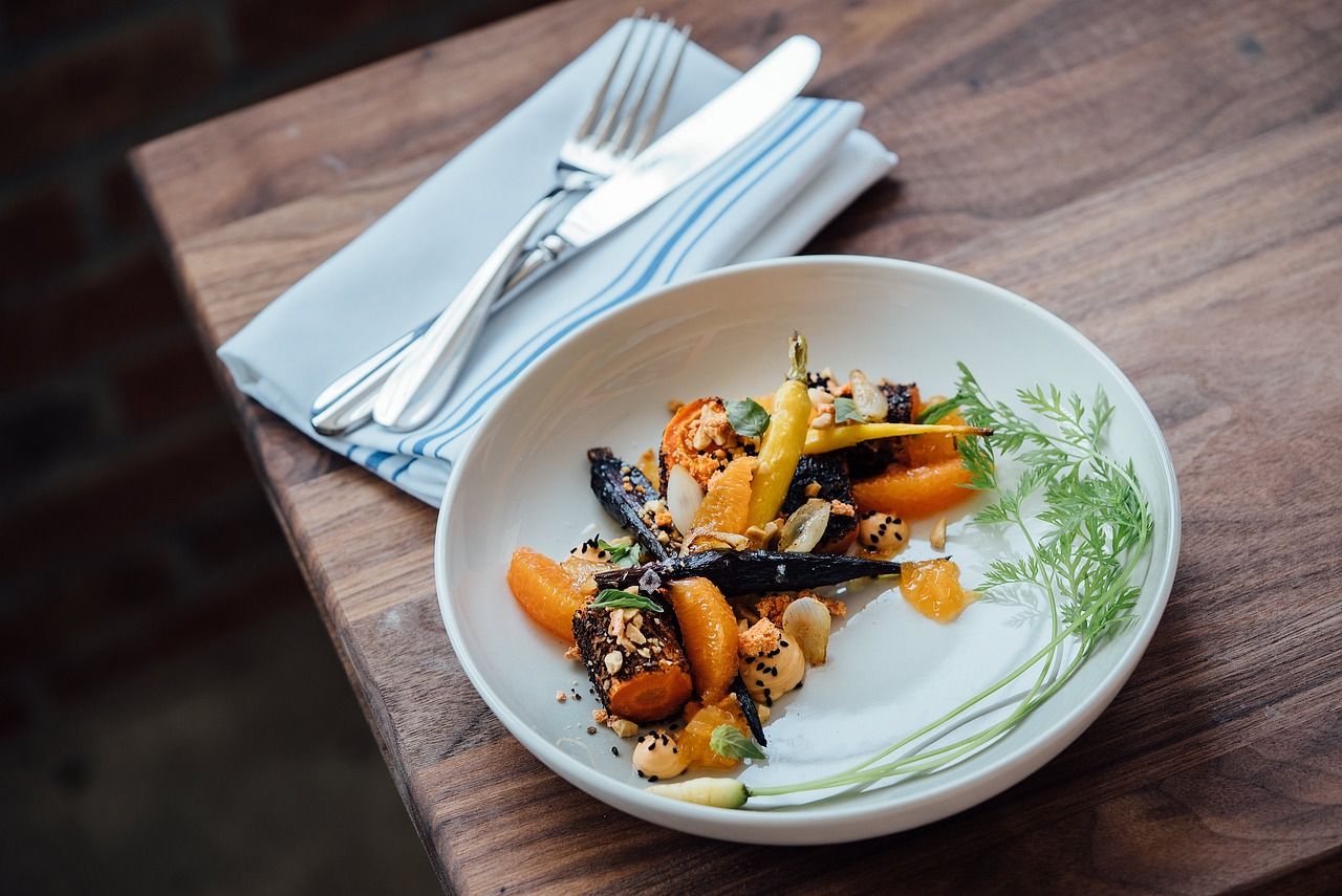 Elegant fine dining dish representing the modern Blumenthal culinary experience