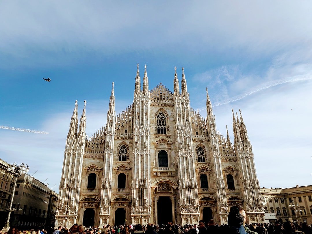 The Duomo di Milano cathedral in Milan, Italy