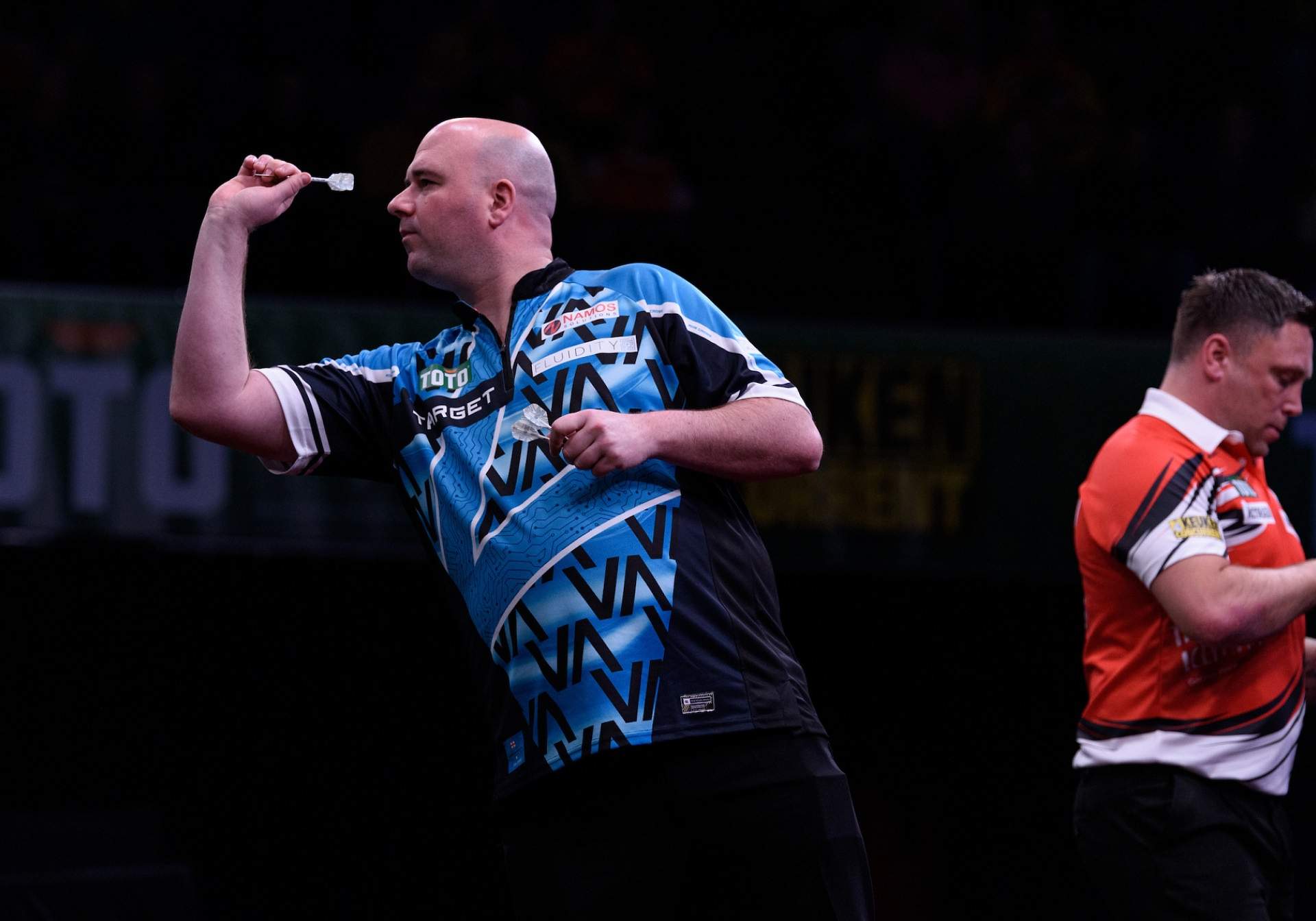 Rob Cross at the PDC World Darts Championship