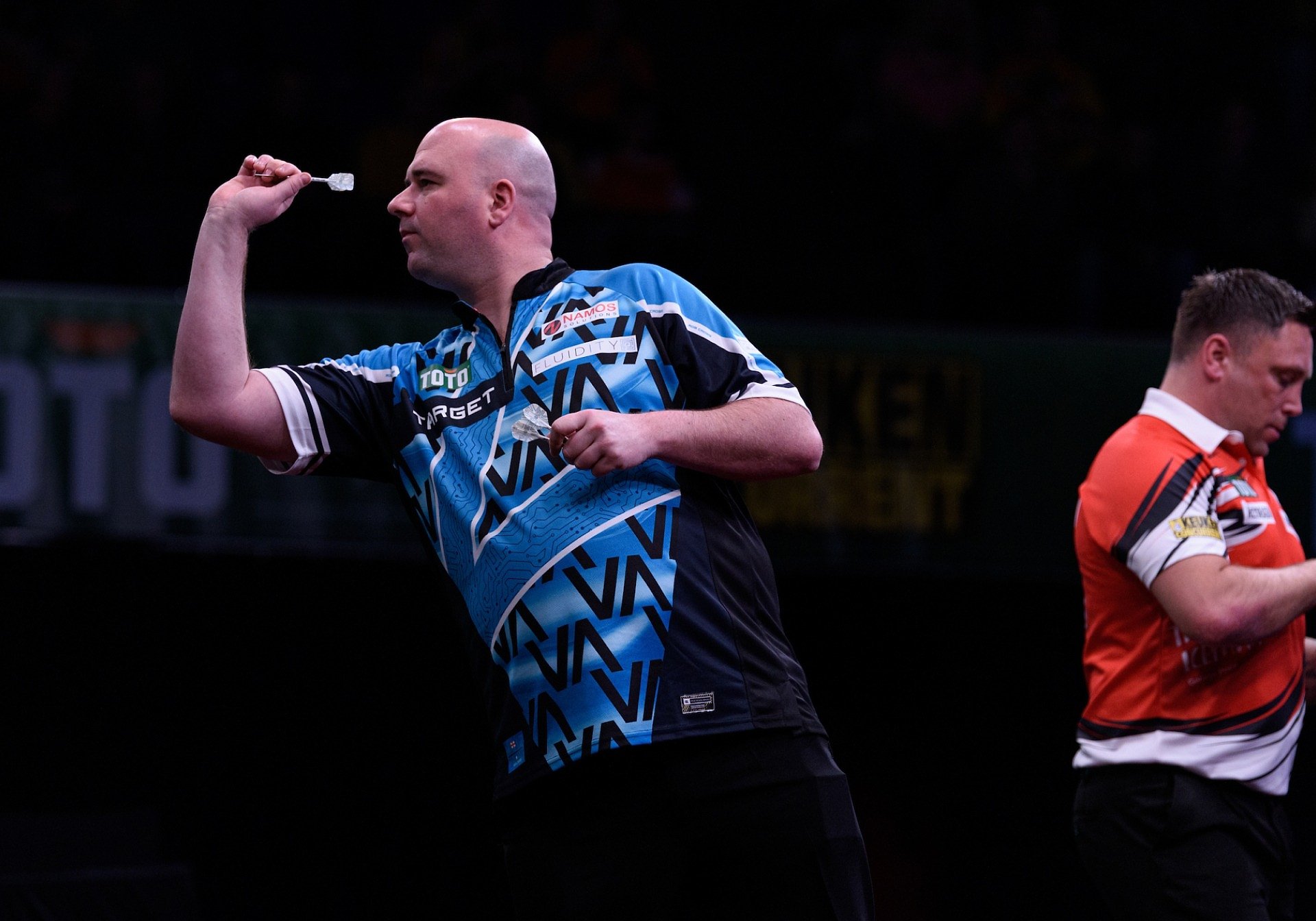 Rob Cross at the PDC World Darts Championship