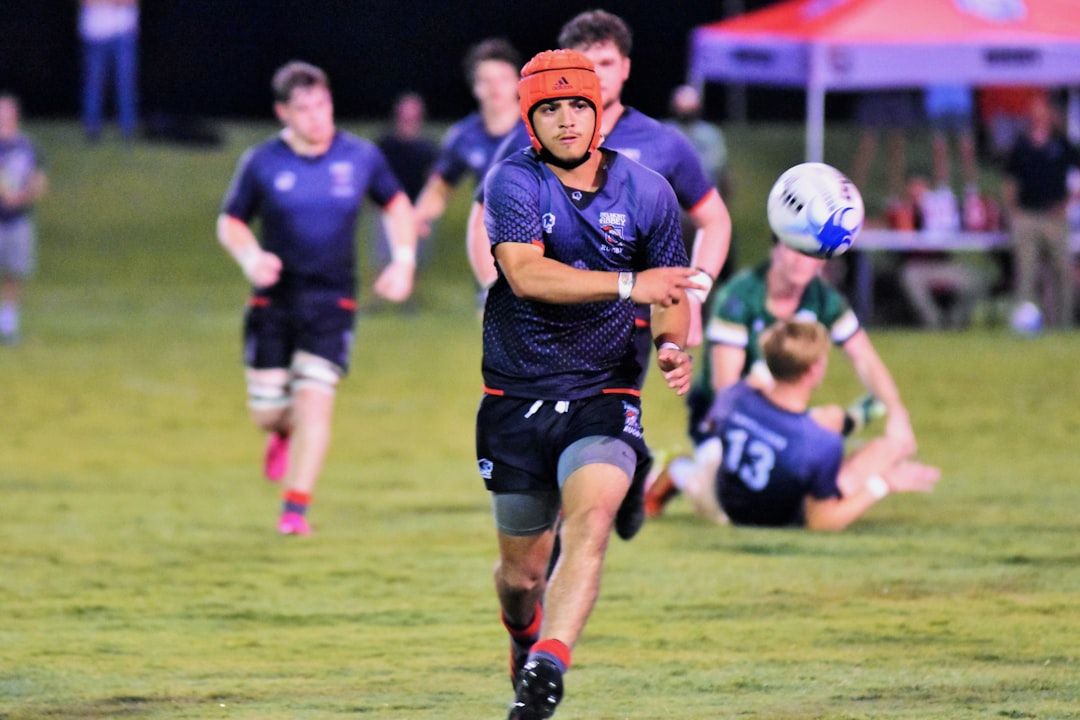 USA rugby night game at a stadium