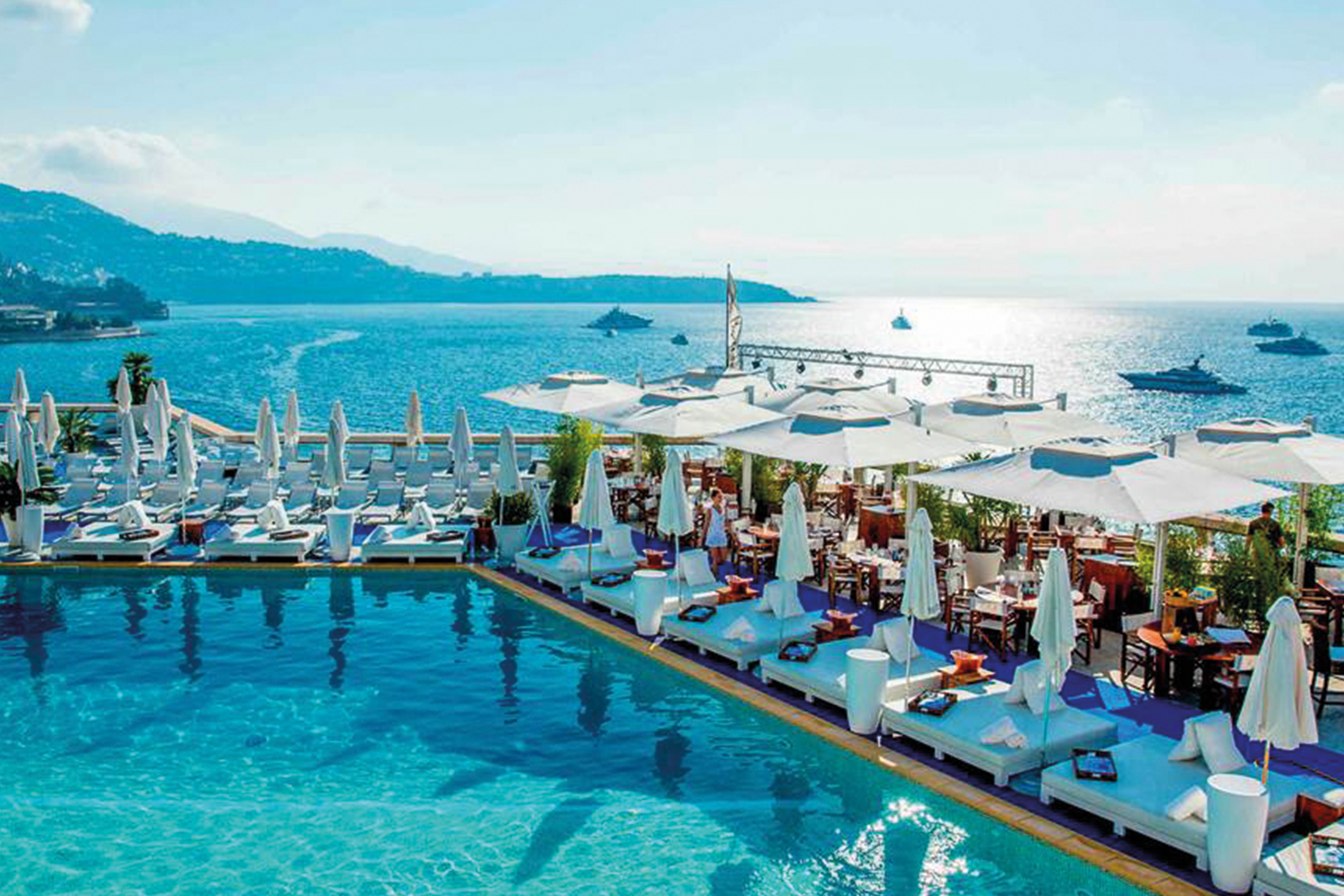 Welcoming drinks reception at Nikki Beach Fairmont Monte-Carlo