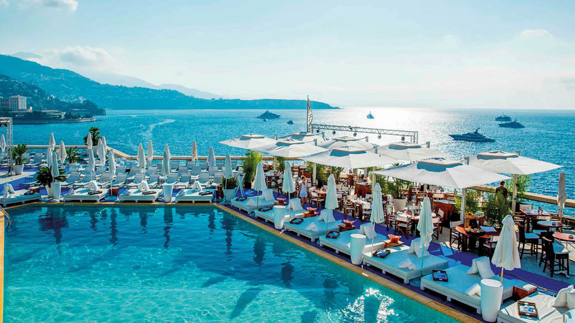 Welcoming drinks reception at Nikki Beach Fairmont Monte-Carlo