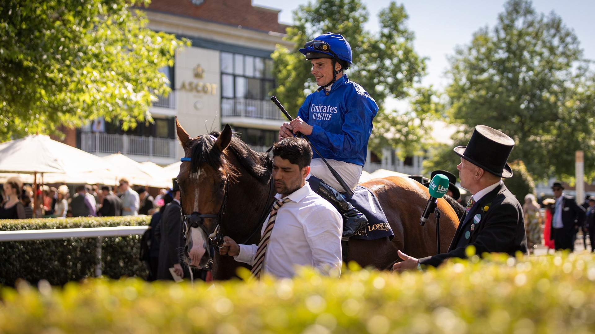 Sunny day at Ascot Racecourse