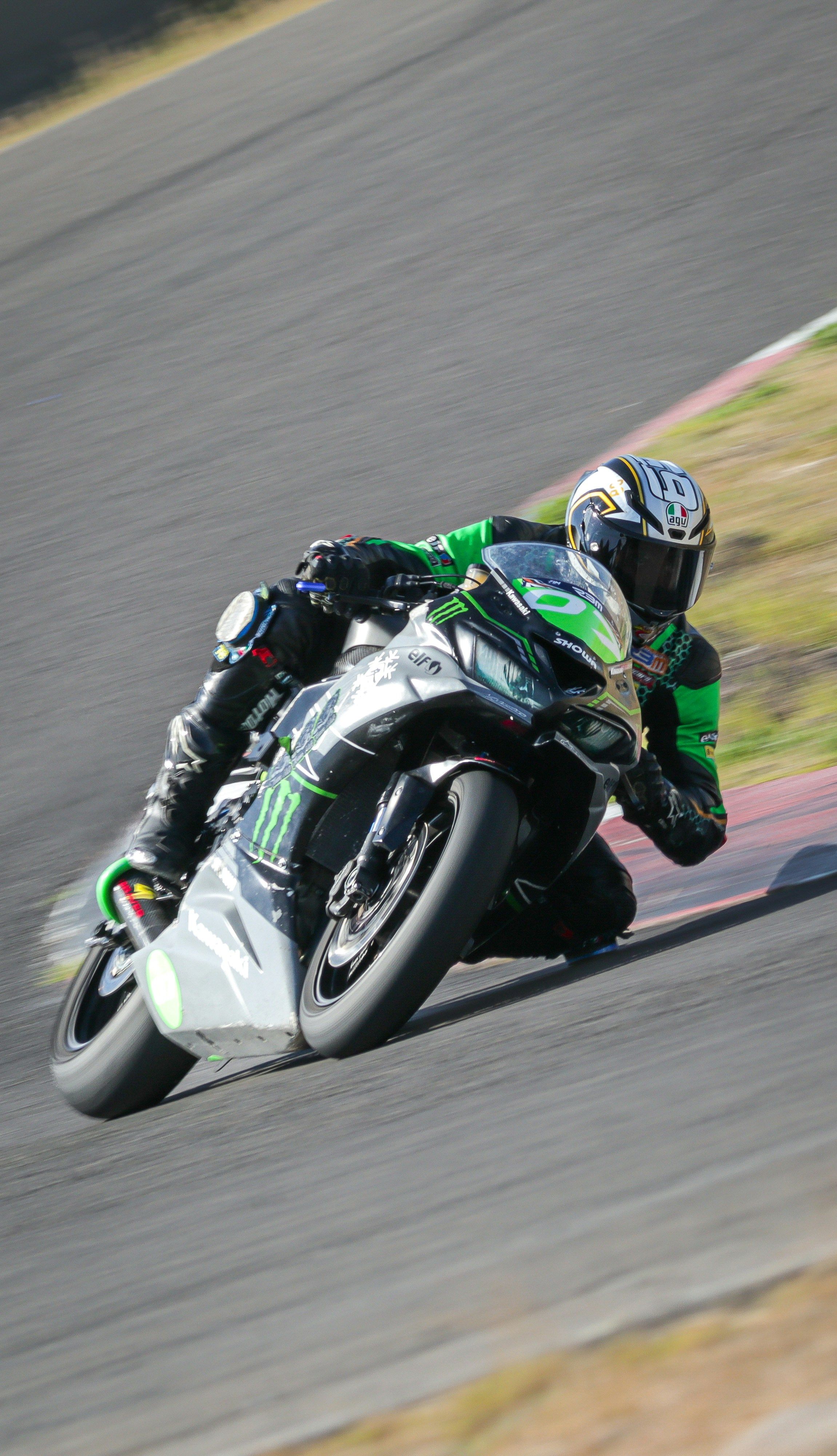 Moto Gp bike on track