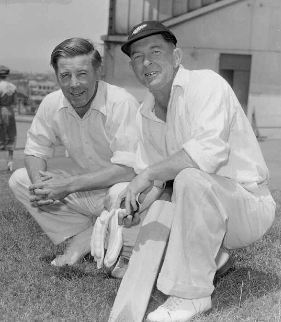 Martin Donnelly and Merv Wallace 1956