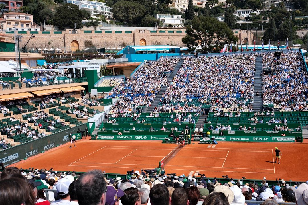 The Monte-Carlo Masters stadium court in 2025