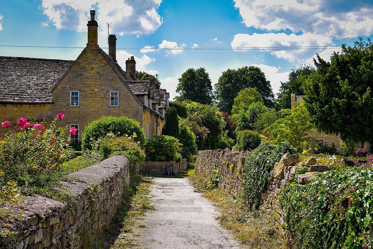 Gloucestershire countryside around the Cotswolds