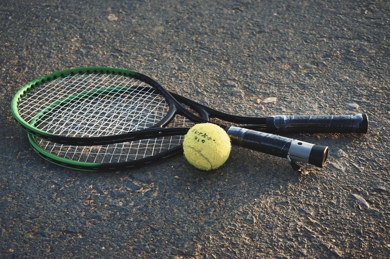 Close-up of tennis racket and ball, symbolising the elevated status of the Queen's Club Championships